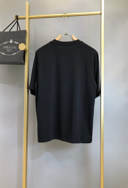 PRADA COTTON T-SHIRT BLACK – PT008