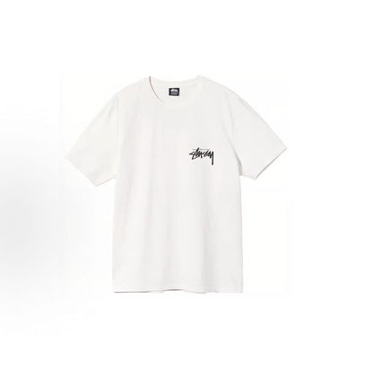 Stussy Cartoon Print Round Neck American Vintage T-Shirt, Unisex Couple's Style