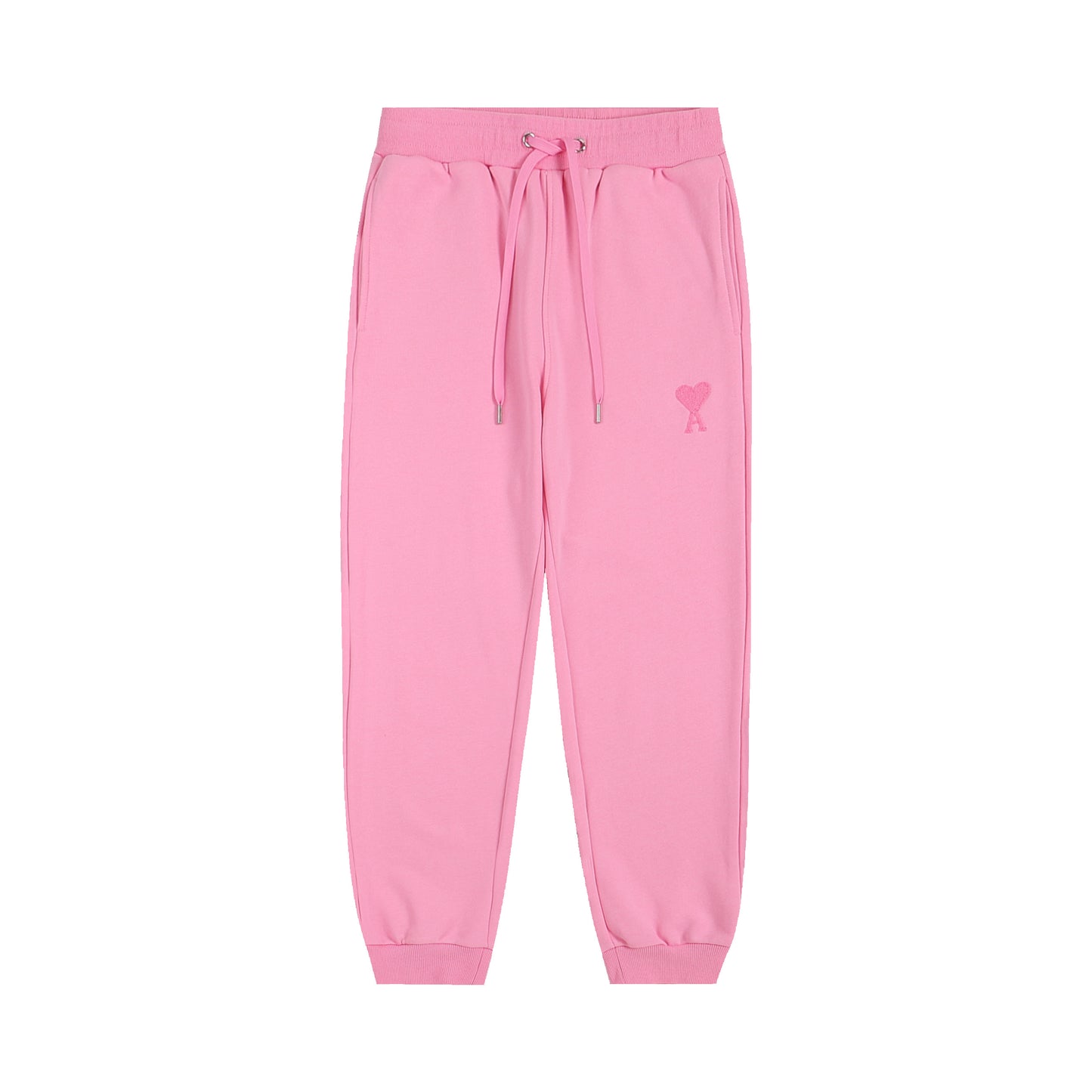 AMI Classic Logo Trousers Pink