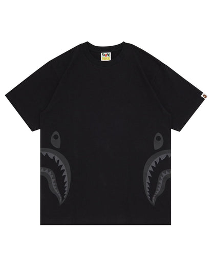 A Bathing Ape Side Shark Tee In Black