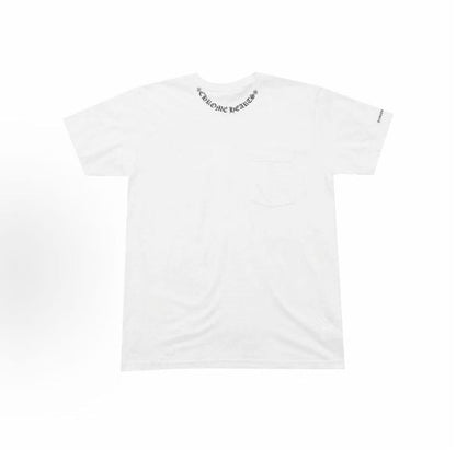 Chrome Vedic Logo Short-Sleeved T-shirt (For Both Men and Women)with Sanskrit Logo