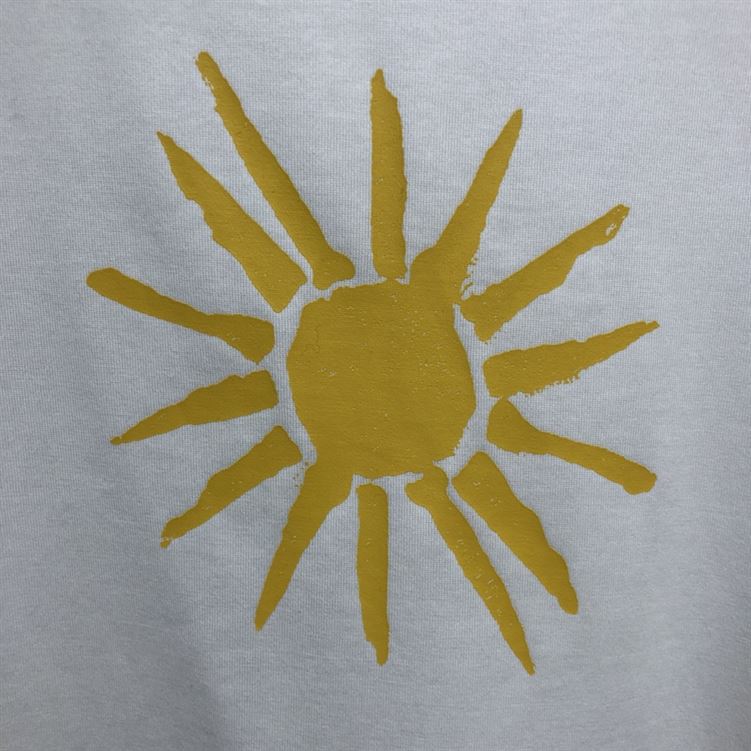 GIVENCHY SLIM FIT T-SHIRT IN JERSEY WITH 4G SUN PRINT IN WHITE – GTS006