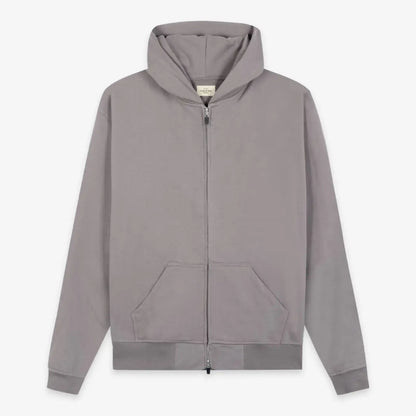 FOG FEAR OF GOD zipper cardigan jacket casual hooded sweatshirt earth gray