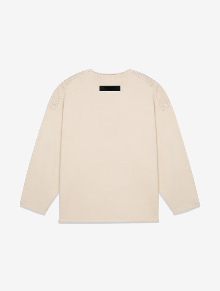 FOG FEAR OF GOD ESSENTIALS 22 1977 flocked crew neck sweater