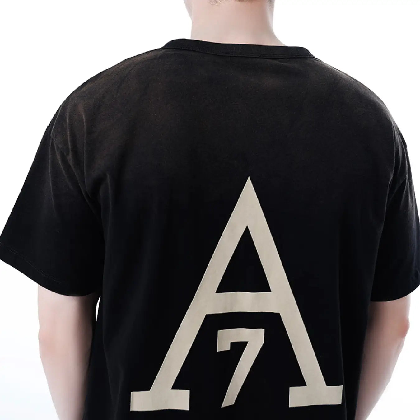 FOG FEAR OF GOD Season 7 main line letter printed loose T-shirt black