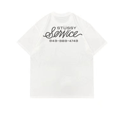 STUSSY REPAIR TEE WHITE