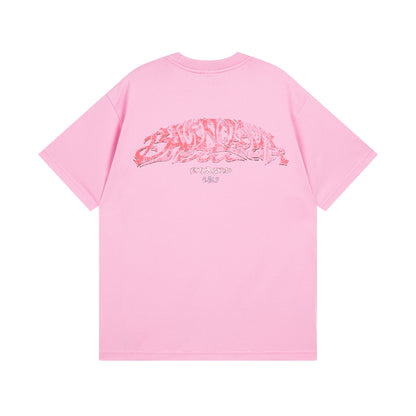 Balenciga logo tee BL223109 pink