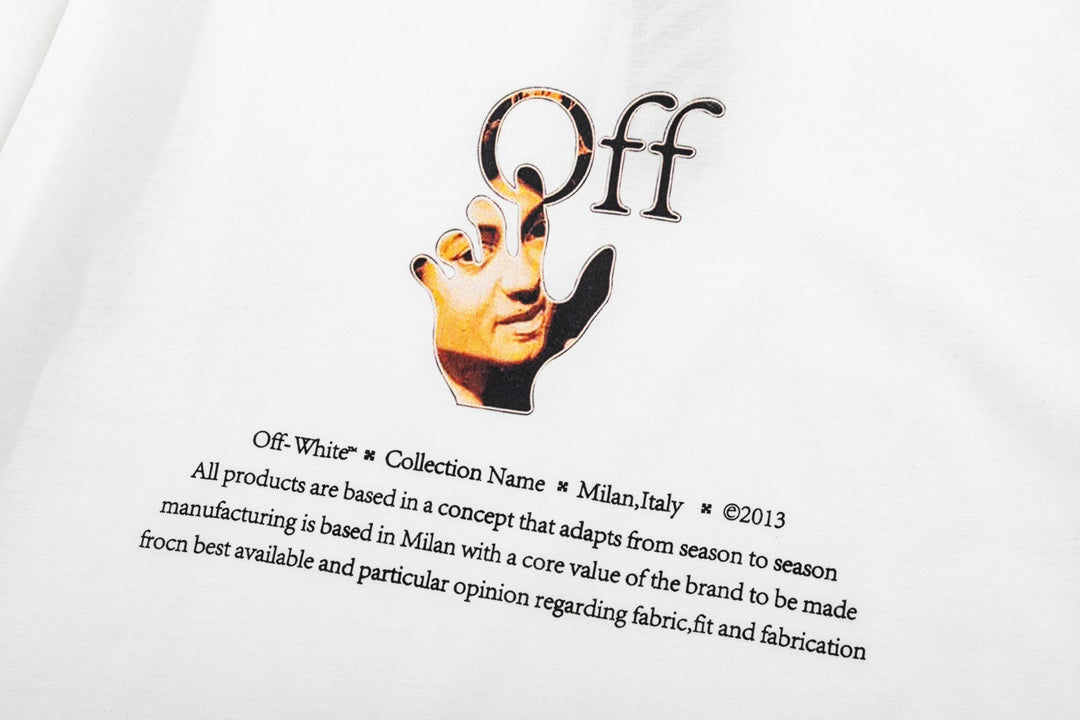 Off-White Caravaggio Hands Off Logo T-Shirt