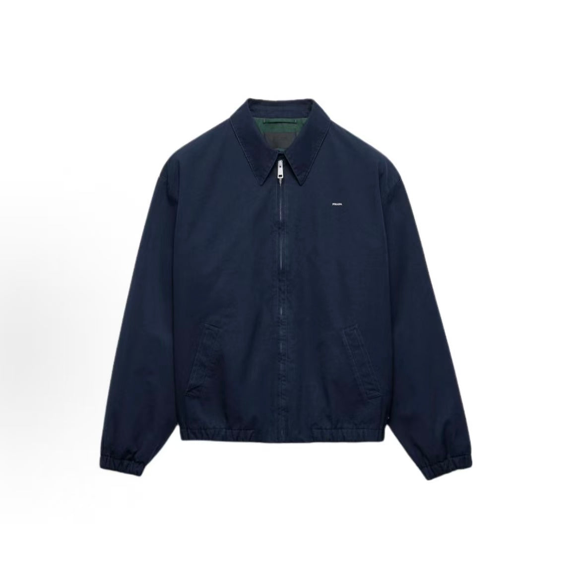 PRADA Prada FW25 Cotton Letter Logo Shirt Collar Jacket Coat Men's Style