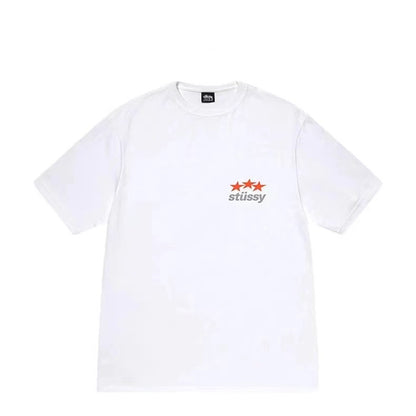 STUSSY USA LOGO TEE WHITE