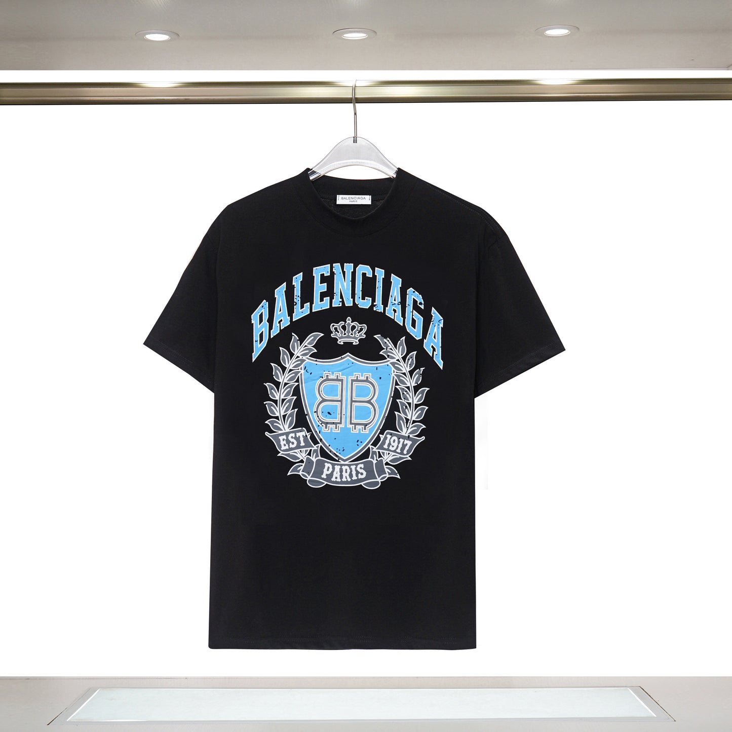 Balenciga logo tee 9078 black