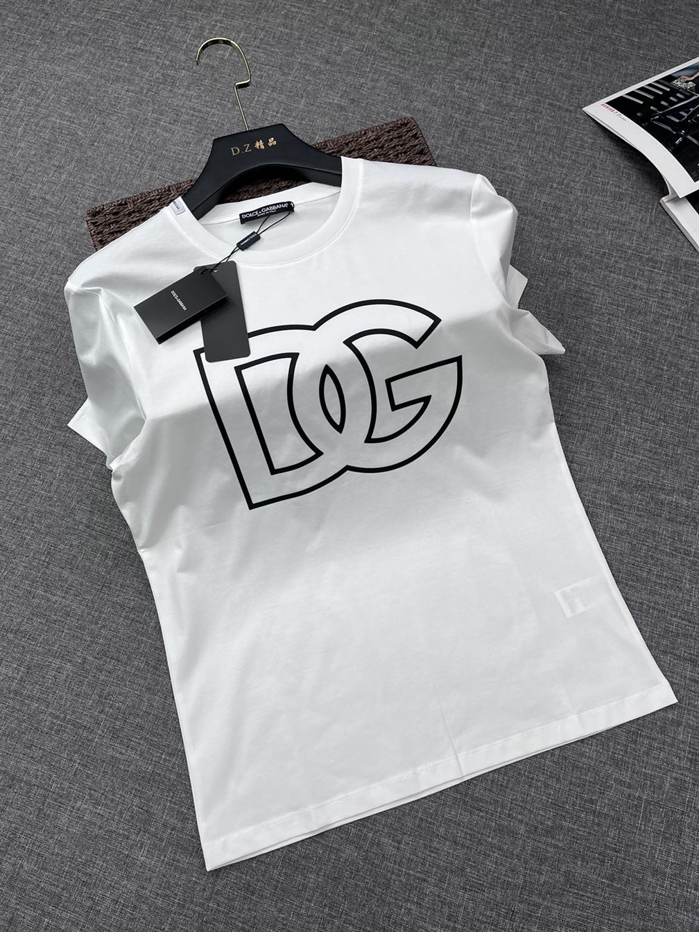 DOLCE & GABBANA COTTON T-SHIRT WITH DG PATCH – DT010