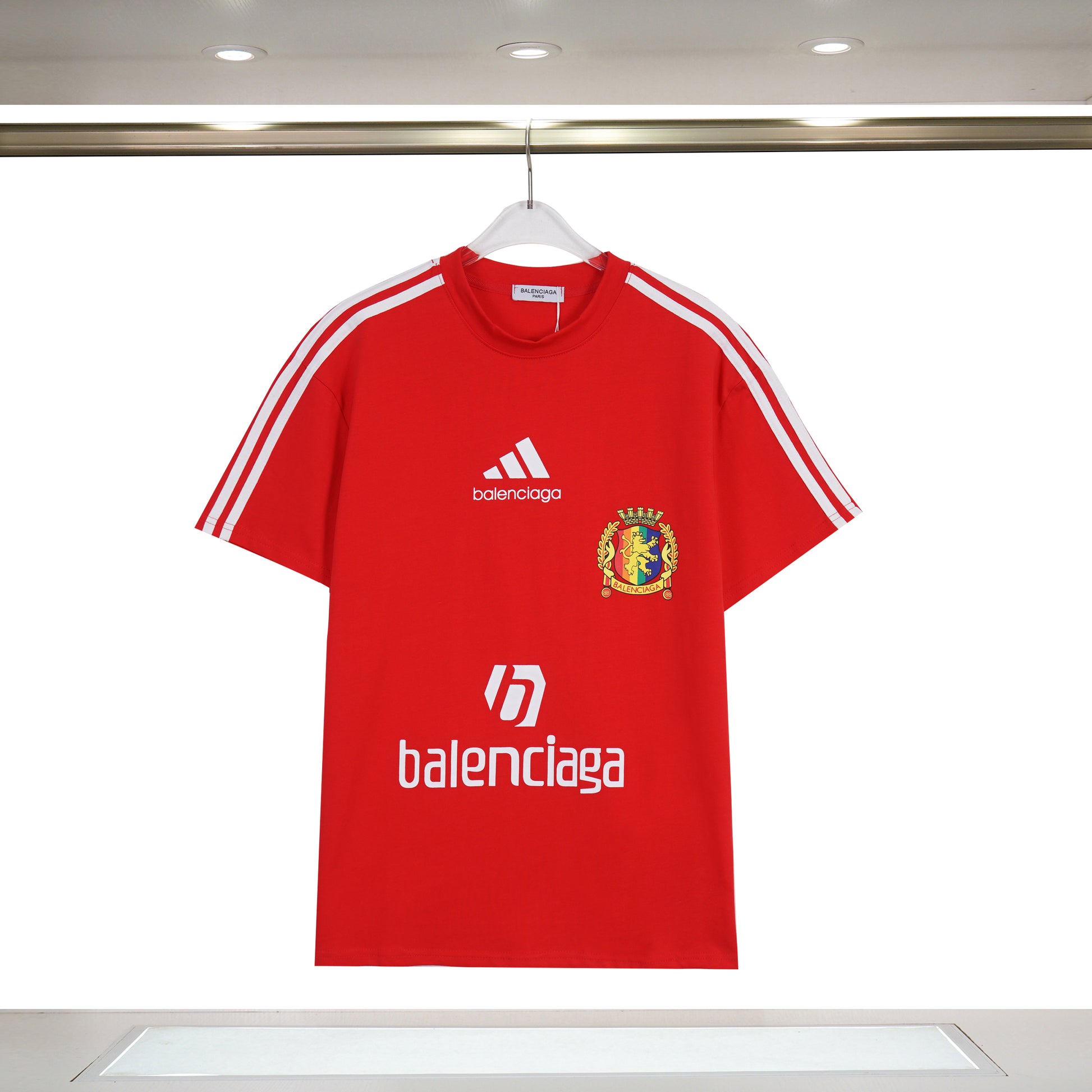 Balenciga logo tee 9082 red