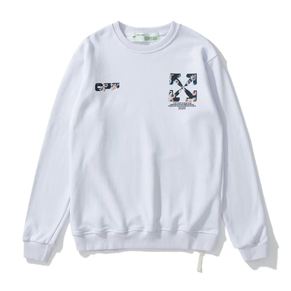Off-White little daisy print hoodie white