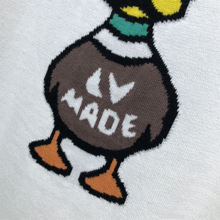 LOUIS VUITTON INTARSIA JACQUARD DUCK CREWNECK – LVTS005