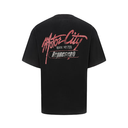 REPRESENT MOTOR CITY POCKET BLACK TEE