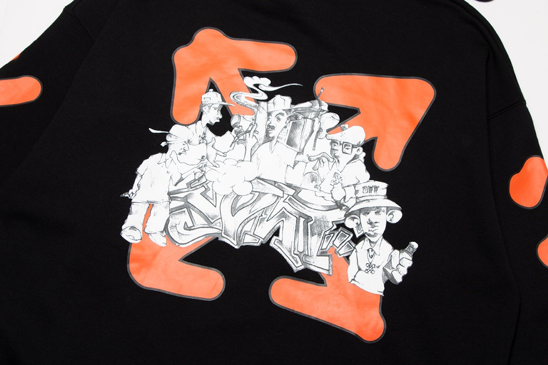 Off-White Hoodie mit Logo-Print