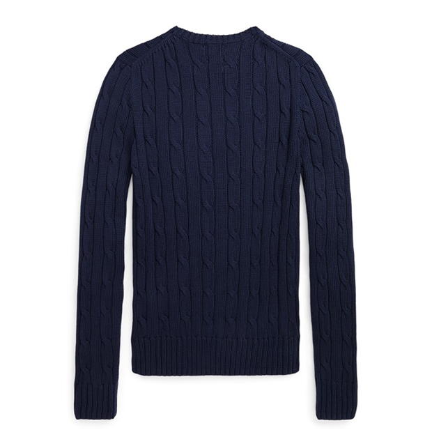 Ralph Lauren Julianna Crewneck Sweater Hunter Navy