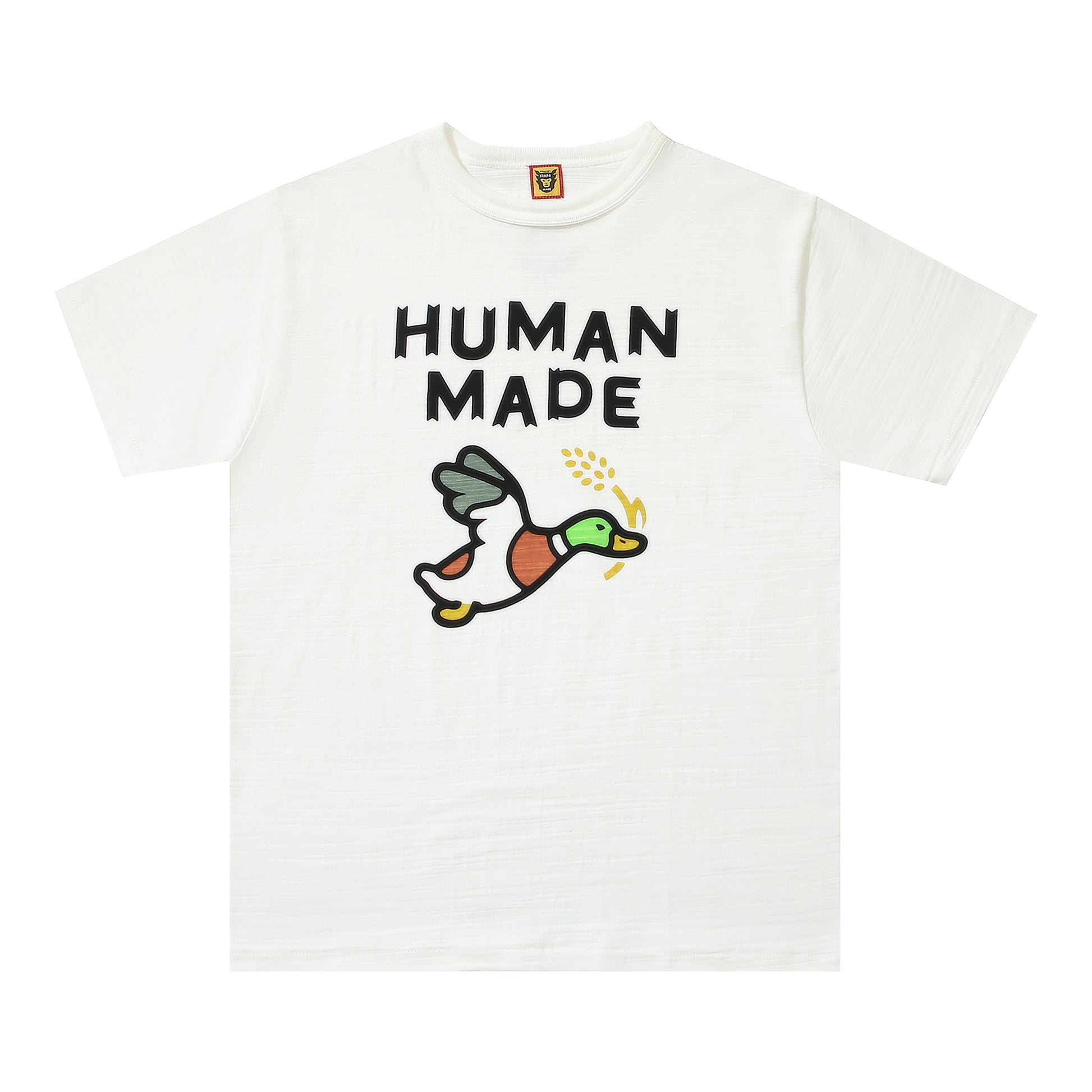 Human Made Rice Ear Duck  Logo Tee White