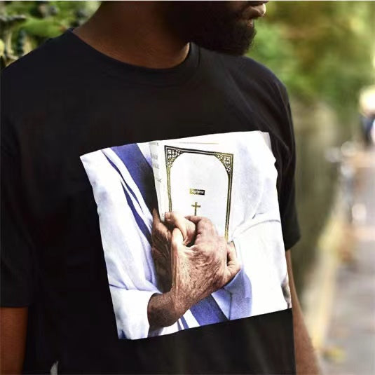 Supreme Bible Print Tee Black