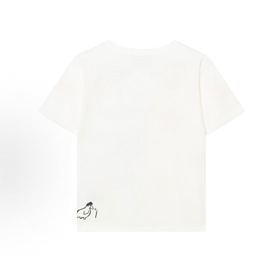 GUCCI T-shirt, Spring/Summer 2026 Early Spring Vacation Collection, Printed Cotton Short-Sleeved Round Neck, Children's Size