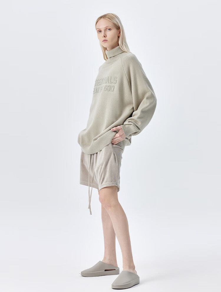 FEAR OF GOD ESSENTIALS 23 double stitch turtleneck sweater