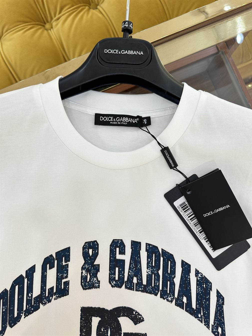 DOLCE & GABBANA COTTON T-SHIRT WITH PRINT – DT003