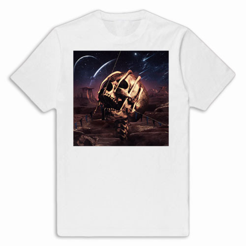 Travis Scott Skull Render Tshirt