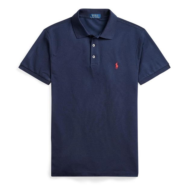 Ralph Lauren Slim Fit Stretch Mesh Polo French Navy