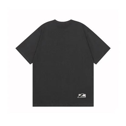 WE11DONE Barrage Classic Tee In Grey