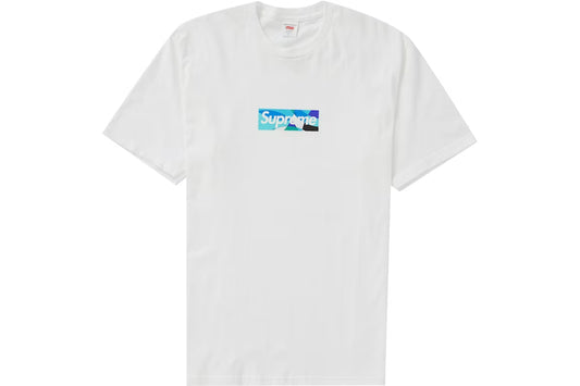 Supreme Emilio Pucci Box Logo Tee White/Blue