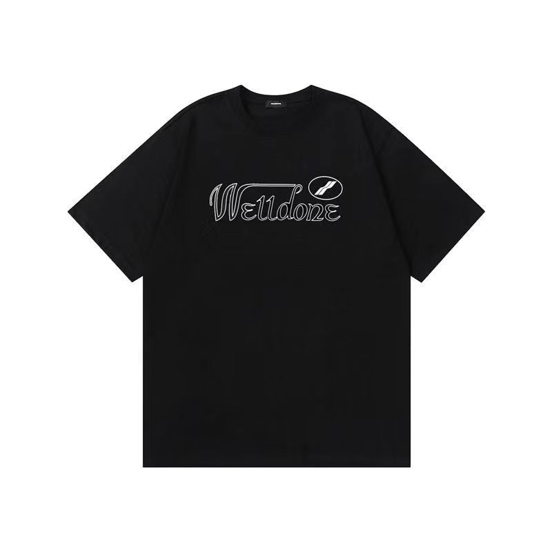 WE11DONE Sketch Logo Tee Black