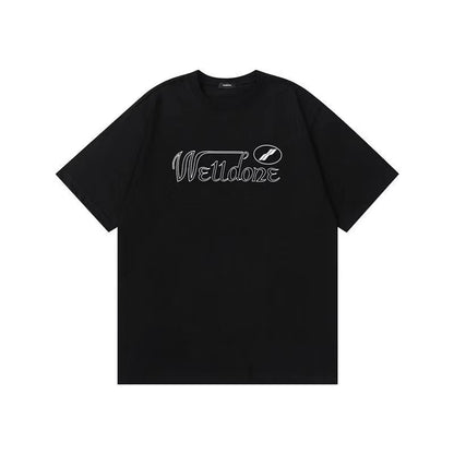 WE11DONE Sketch Logo Tee Black