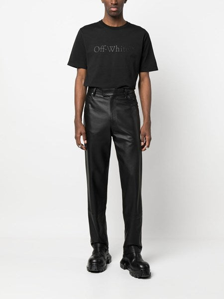 Off-white Black t-shirt with front logo