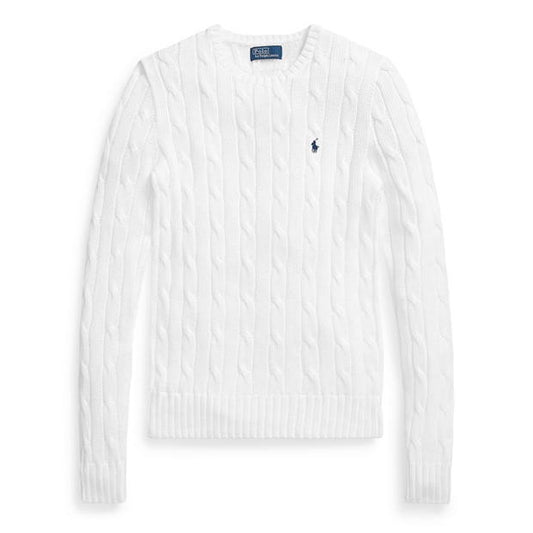 Ralph Lauren Julianna Crewneck Sweater White