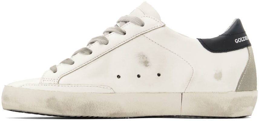 GOLDEN GOOSE حذاء سنيكرز Stardan أبيض وكحلي