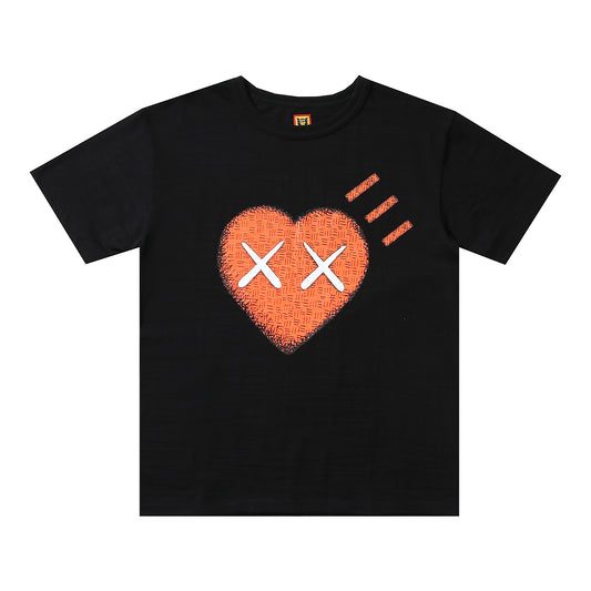 Human Made Love Heart  Logo Tee Black