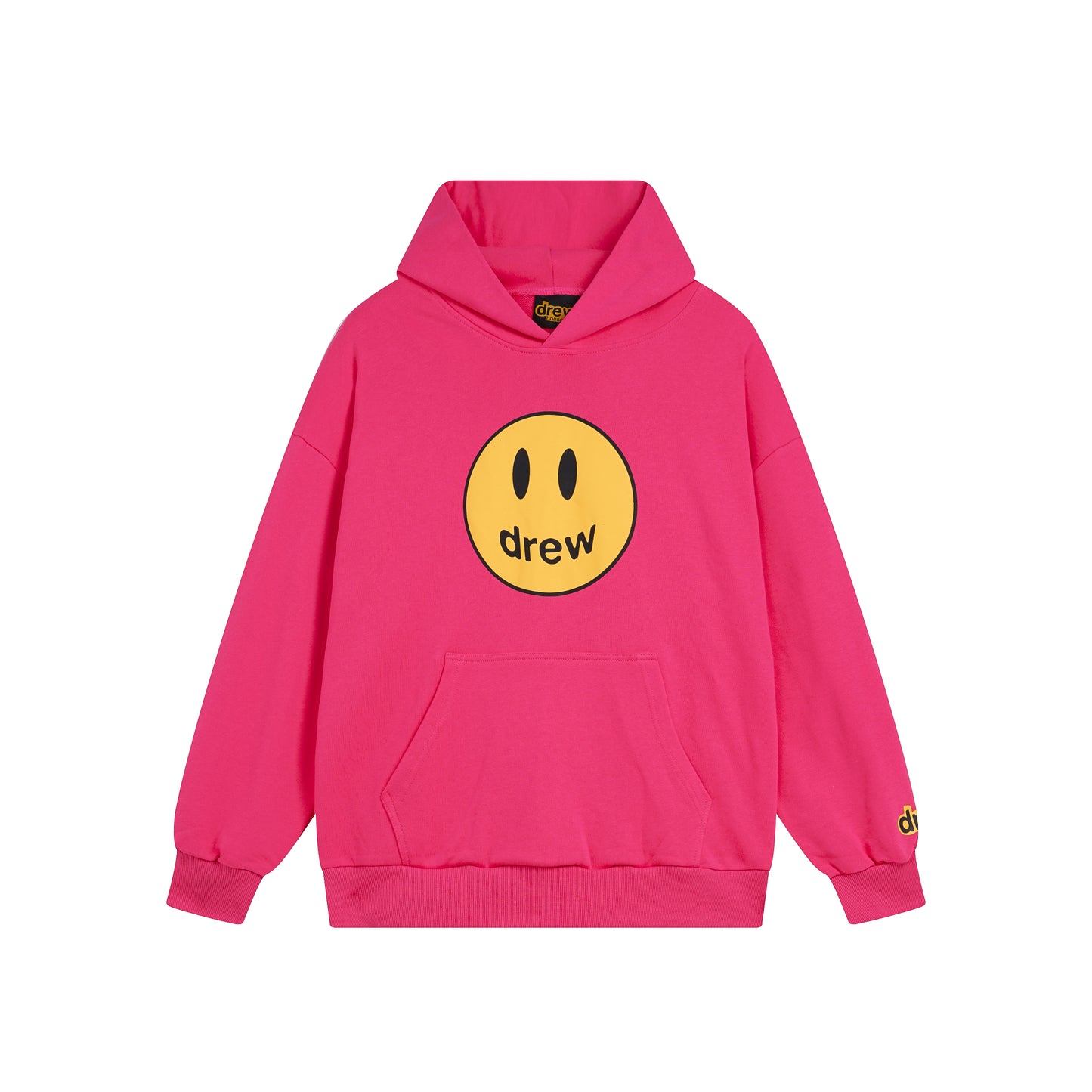 Drew House Smiley Face Series Mascot Navy Smiley Face Hooded Fleece Sweatshirt Winter Unisex Navy Blue