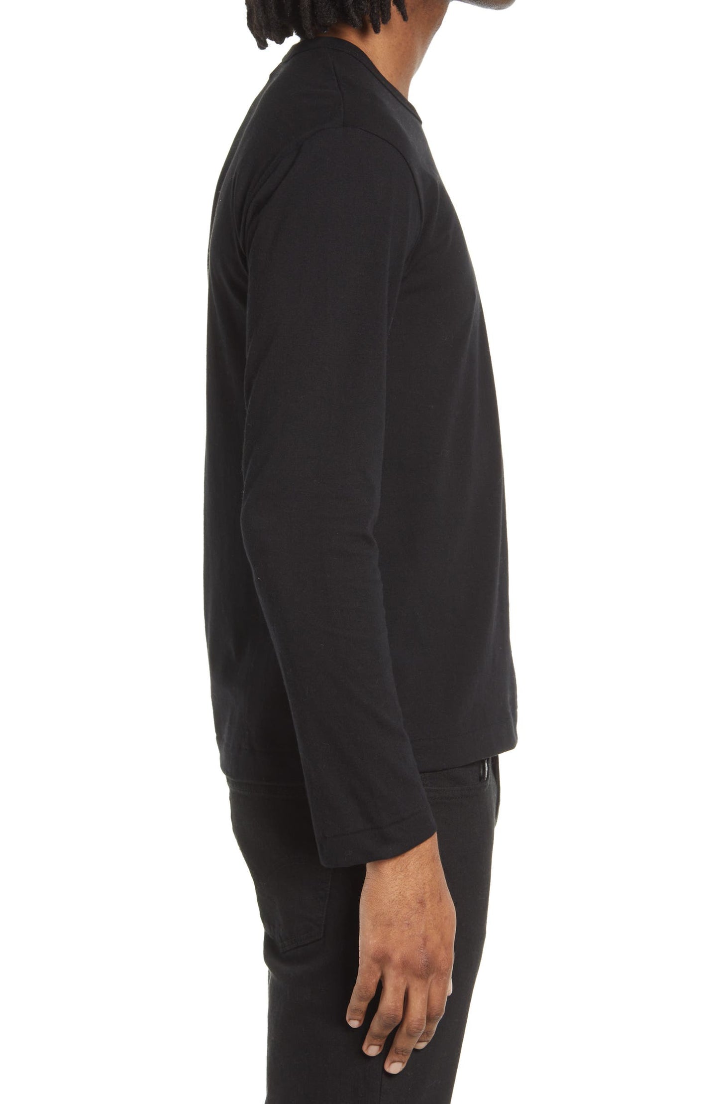 Small Heart Long Sleeve Cotton T-Shirt