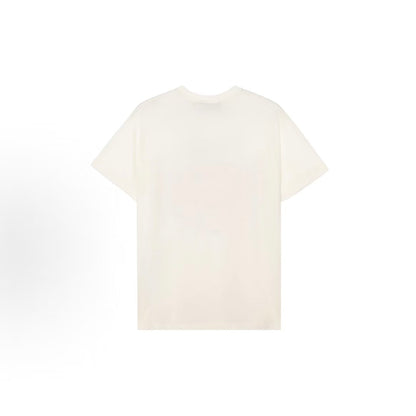 GUCCI 2022 Fall Logo Letter Print Round-neck Short-sleeved T-Shirt for Women, in Brown