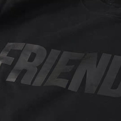 VLONE Letters Logo Print Hoodie Black/Gray