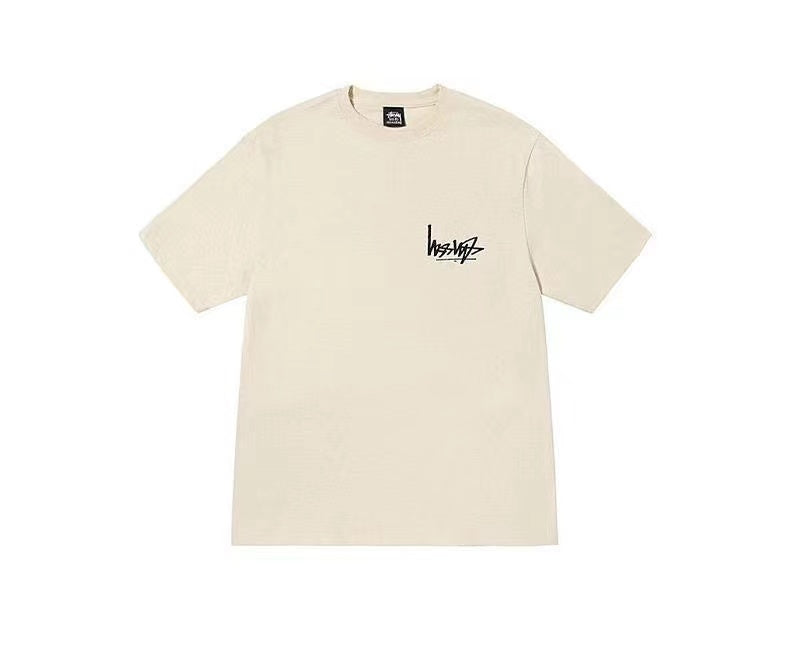 STUSSY HANDSTAND LOGO TEE APRICOT
