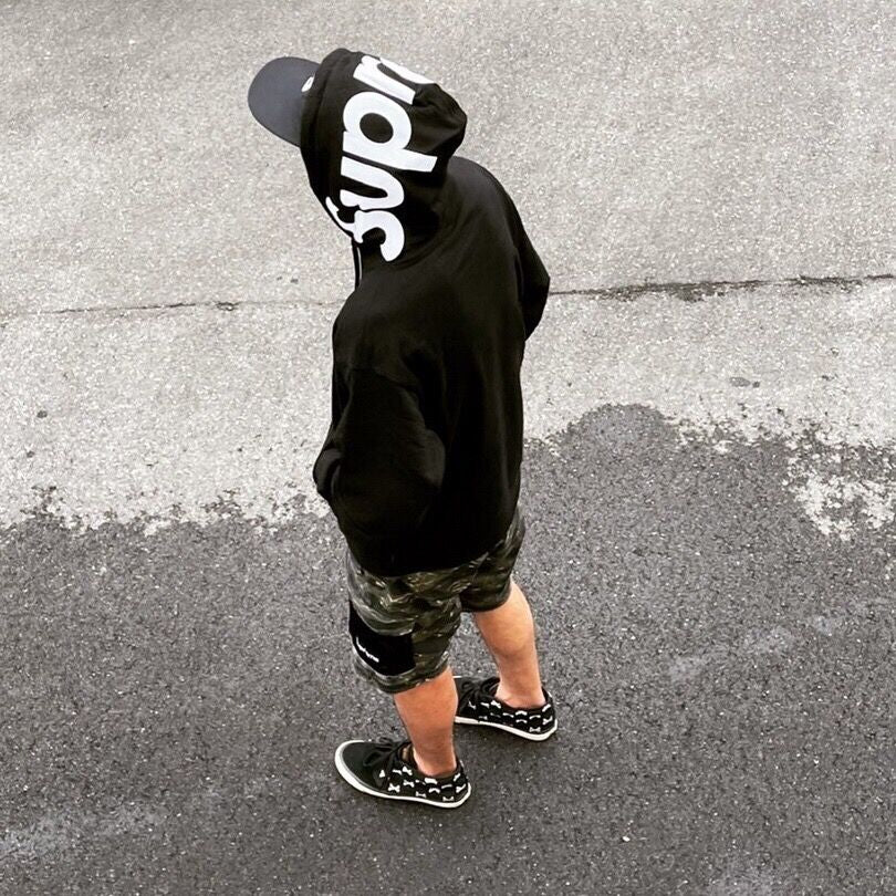 Supreme Contrast Hoodie Black