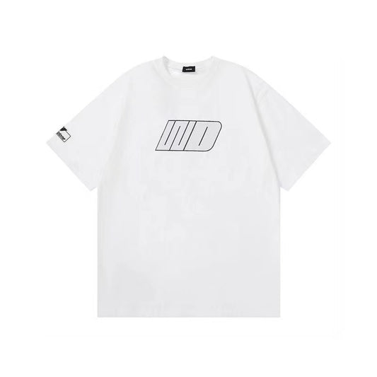 WE11DONE WD Letter Print Tee White