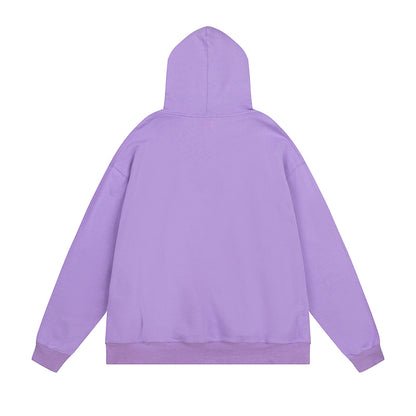 AMI Classic Logo Hoodie Purple