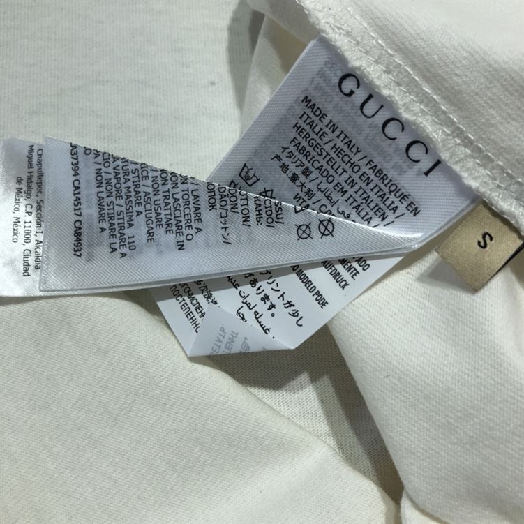 GUCCI ROUND GG PRINT COTTON T-SHIRT – GGS040