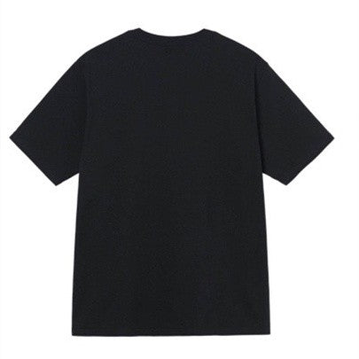 STUSSY METAL CUBE PRINT TEE BLACK