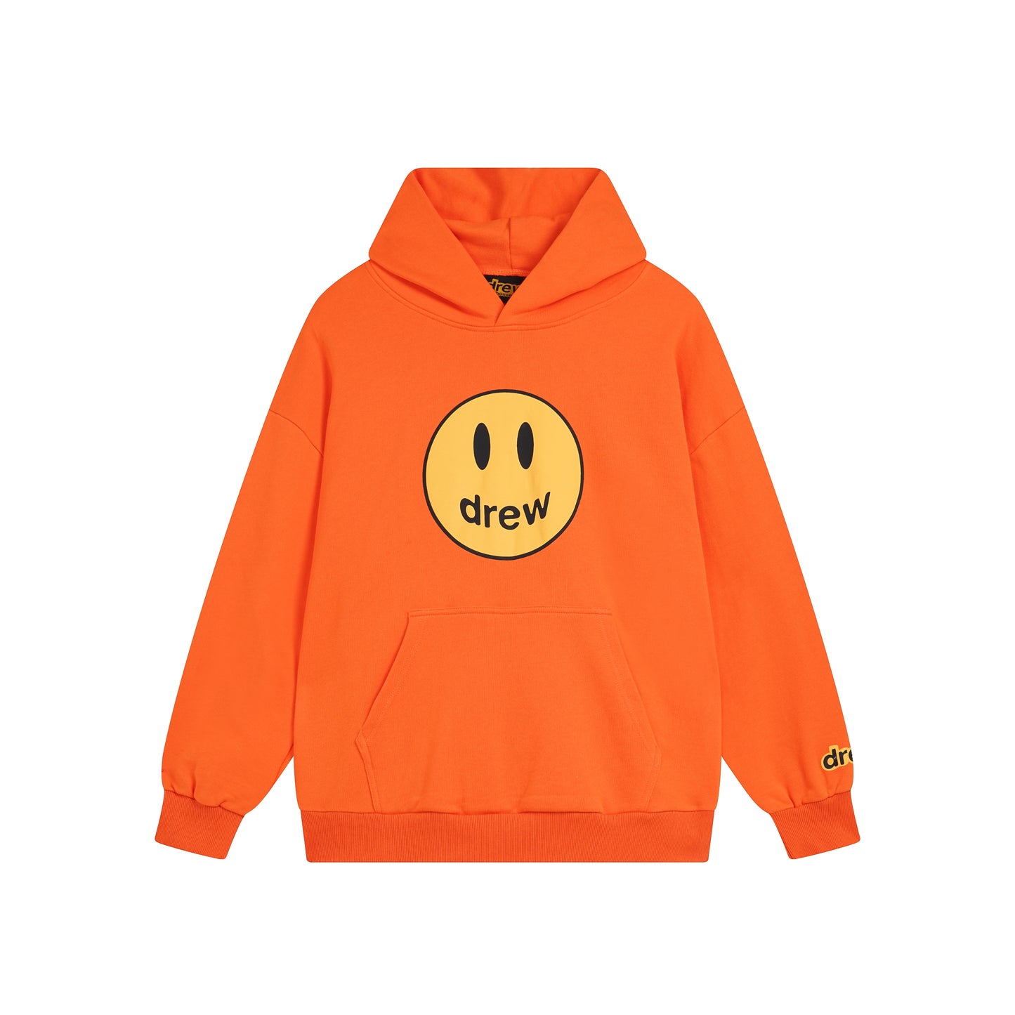 Drew House Smiley Face Series Mascot Navy Smiley Face Hooded Fleece Sweatshirt Winter Unisex Navy Blue
