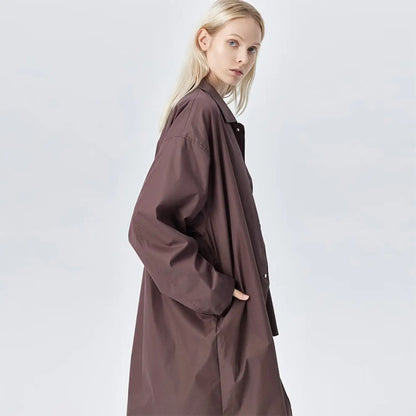 FOG FEAR OF GOD 23 double line retro casual windbreaker ESSENTIALS long coat