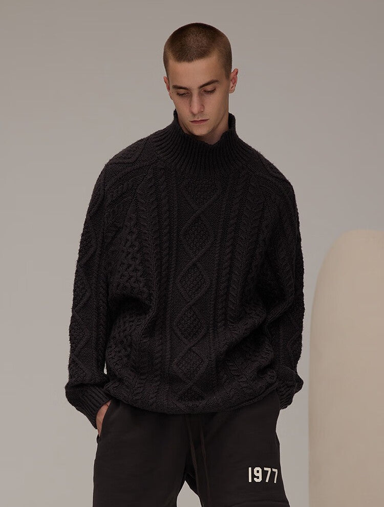 FEAR OF GOD ESSENTIALS 22 vintage twist turtleneck sweater